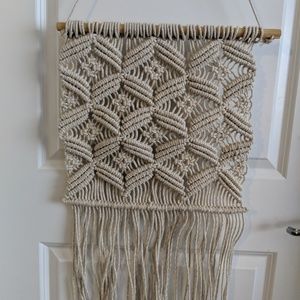 NWOT DKNY Home Macrame wall art